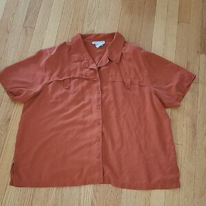EUC 100% Silk Shirt 3X